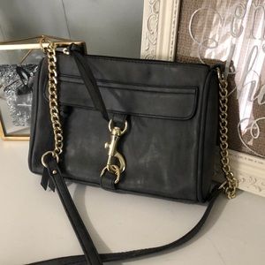 Grey and Gold Crossbody